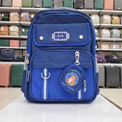 کوله پشتی بچه گانه وی لونگ تم رنگی آبی